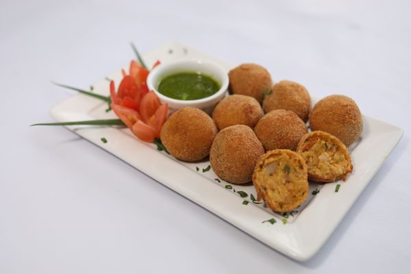 Bolinho de Moqueca do restaurante Casa da Moqueca no Roda de Boteco Colatina 2019. Crédito: Juliander Falqueto/Divulgação