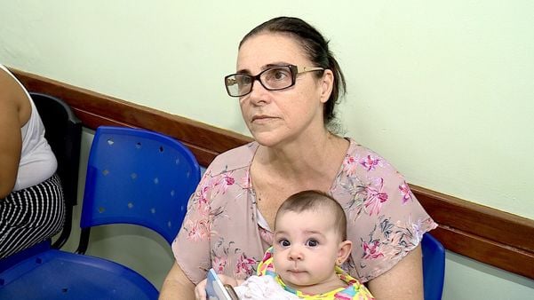 Leonilda conseguiu vacinar a neta com dois meses de atraso. Crédito: Reprodução | TV Gazeta Noroeste