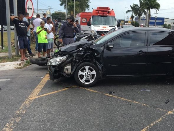 Acidente na BR 101, Serra, deixa policial militar ferido por Internauta | A Gazeta