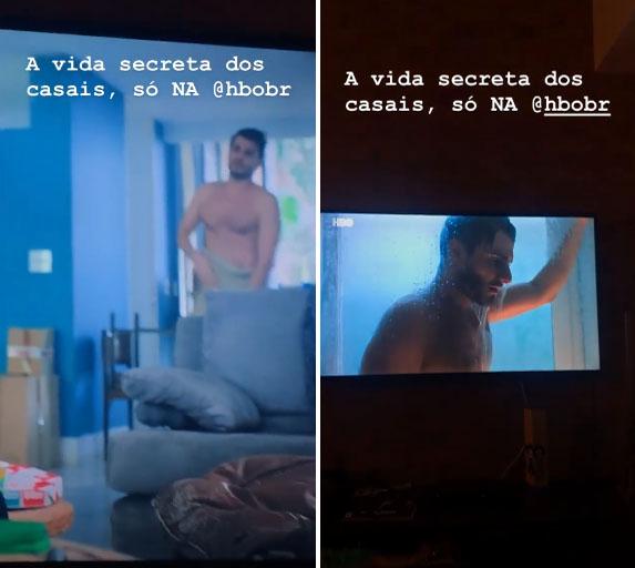 Ator Hugo Bonemer tira a roupa e fica nu em episódio de série da HBO na TV: