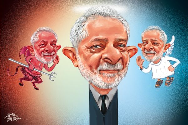 Lula da Silva: um personagem ambíguo. Crédito: Amarildo