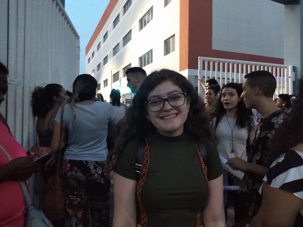Carolina Aquino, de 16 anos, fez o Enem 2019. Crédito: Elis Carvalho