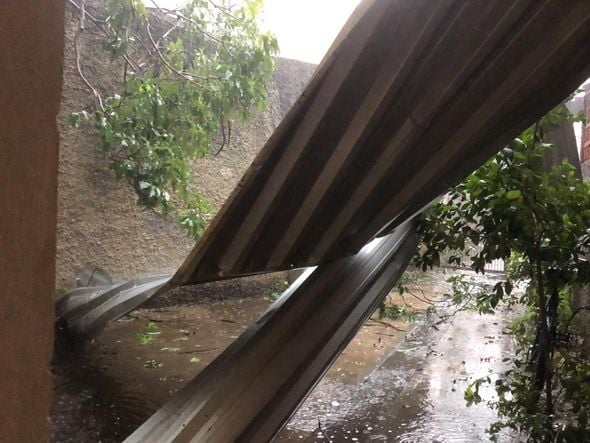 Casas ficaram destalhas em Alegre por Internauta