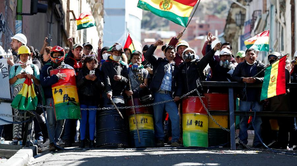 Crise e protestos na Bolívia. Crédito: Divulgação