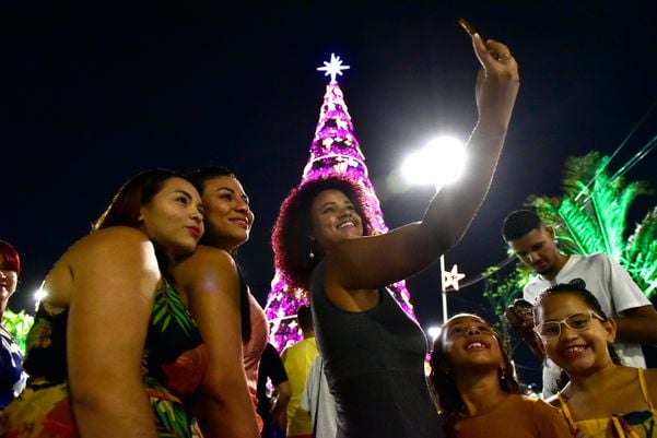 Data: 08/11/2019 - ES - Serra - Árvore de Natal no Parque da Cidade, na Serra - Editoria: Cidades por Fernando Madeira