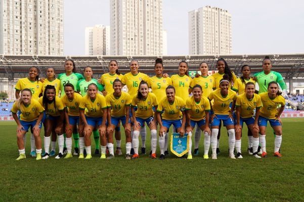 Seleção brasileira de futebol feminino. Crédito: Daniela Porcelli/CBF