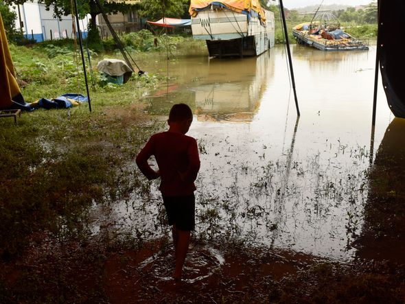 Data: 14/11/2019 - Cariacica - Circo alagado no bairro Novo Horizonte - Editoria: Cidades - Foto: Vitor Jubini - GZ por Vitor Jubini