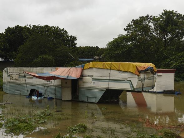 Data: 14/11/2019 - Cariacica - Circo alagado no bairro Novo Horizonte - Editoria: Cidades - Foto: Vitor Jubini - GZ por Vitor Jubini