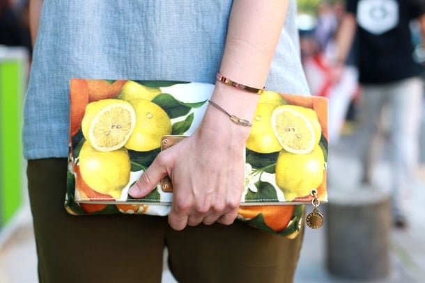 Nécessaire usado como bolsa por Pinterest