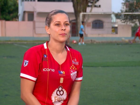 Time de futebol feminino capixaba tem van reformada no Caldeirão do Huck  por Reprodução | TV Globo