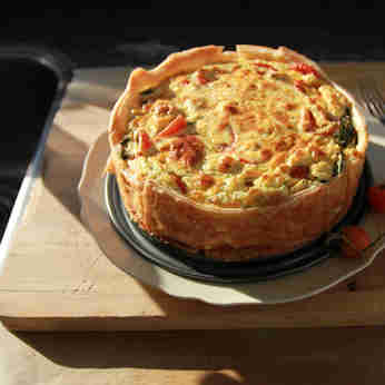 Imagem - Que tal uma receita sem glúten? Torta de legumes, palmito e sardinha