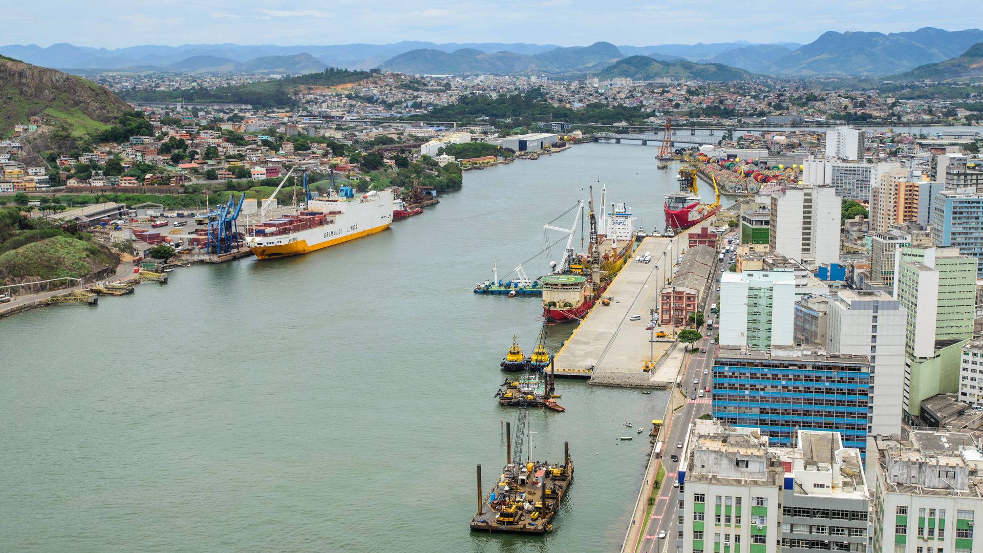 Foto aérea do Porto de Vitória: desestatização da Codesa é uma das oportunidades para acelerar a economia do ES