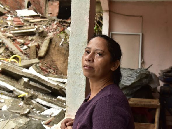 Vanda Aparecida Dias - dona do imóvel que desabou no bairro Eldorado, na Serra por Fernando Madeira