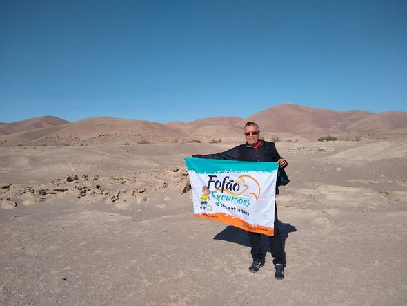 Carlos Augusto ficou horas parado no Atacama por conta das manifestações no Chile por Arquivo pessoal
