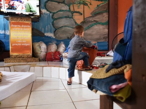 Vítimas das chuvas em abrigos no bairro Novo Horizonte, em Cariacica por Vitor Jubini | A Gazeta