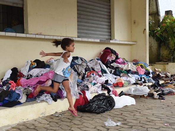 Vítimas das chuvas em abrigos no bairro Novo Horizonte, em Cariacica por Vitor Jubini | A Gazeta