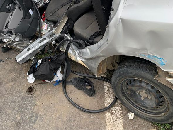 Acidente entre carro e ônibus em Carapina, Serra por Gustavo Cheluje