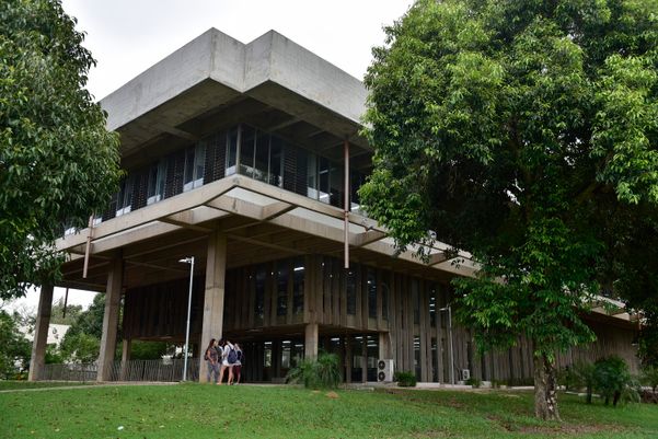 Biblioteca Central da Ufes, em Goiabeiras. Crédito: Fernando Madeira