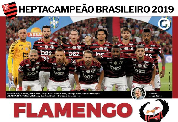 Baixe o pôster do Flamengo, campeão brasileiro de 2020 - Placar - O futebol  sem barreiras para você