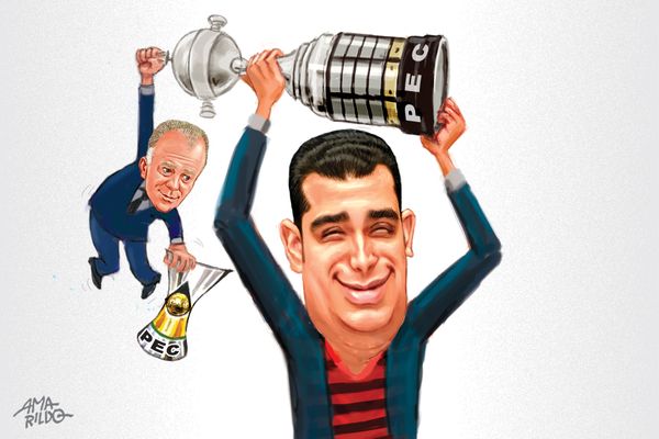 Erick Musso, como o Flamengo, logrou conquista dupla em menos de 48 horas. Crédito: Amarildo