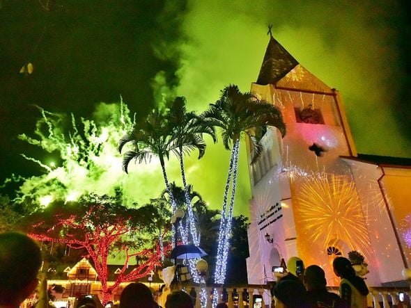 Inauguração da decoração de Natal de Domingos Martins  por Fernando Madeira 