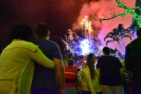 Abertura da decoração de Natal em domingos Martins  por Fernando Madeira 