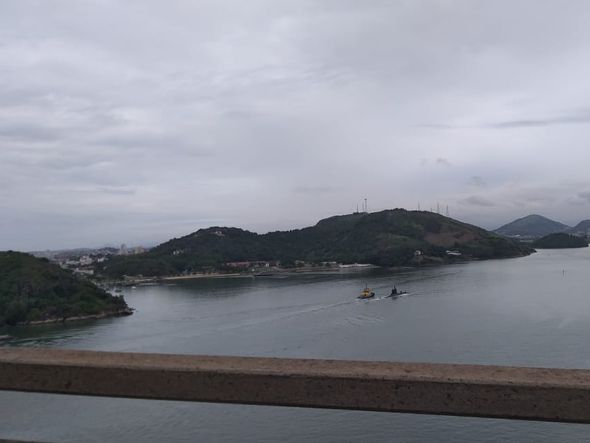 Chegada do submarino ao Porto de Vitória por Kaique Dias