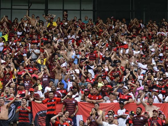 Data: 01/12/2019 - ES - Cariacica - Final do Campeonato Brasileiro Sub 20, entre Palmeiras e Flamengo. O time Rubro Negro sagrou-se campeão, vencendo por 3 x 0, no Kleber Andrade - Editoria: Esportes - Foto: Fernando Madeira - GZ por Fernando Madeira