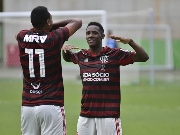 Data: 01/12/2019 - ES - Cariacica - Final do Campeonato Brasileiro Sub 20, entre Palmeiras e Flamengo. O time Rubro Negro sagrou-se campeão, vencendo por 3 x 0, no Kleber Andrade - Editoria: Esportes - Foto: Fernando Madeira - GZ por Fernando Madeira