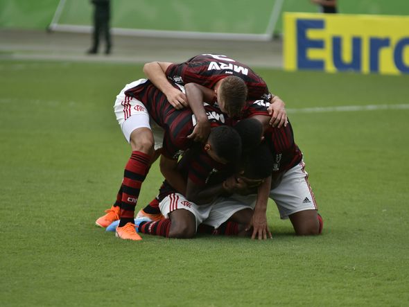 Data: 01/12/2019 - ES - Cariacica - Final do Campeonato Brasileiro Sub 20, entre Palmeiras e Flamengo. O time Rubro Negro sagrou-se campeão, vencendo por 3 x 0, no Kleber Andrade - Editoria: Esportes - Foto: Fernando Madeira - GZ por Fernando Madeira