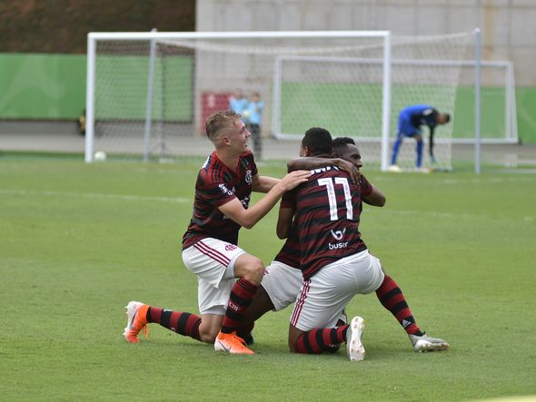Data: 01/12/2019 - ES - Cariacica - Final do Campeonato Brasileiro Sub 20, entre Palmeiras e Flamengo. O time Rubro Negro sagrou-se campeão, vencendo por 3 x 0, no Kleber Andrade - Editoria: Esportes - Foto: Fernando Madeira - GZ por Fernando Madeira