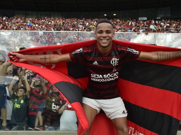 Data: 01/12/2019 - ES - Cariacica - Final do Campeonato Brasileiro Sub 20, entre Palmeiras e Flamengo. O time Rubro Negro sagrou-se campeão, vencendo por 3 x 0, no Kleber Andrade - Editoria: Esportes - Foto: Fernando Madeira - GZ por Fernando Madeira