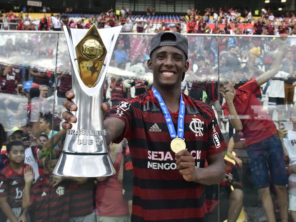 Data: 01/12/2019 - ES - Cariacica - Final do Campeonato Brasileiro Sub 20, entre Palmeiras e Flamengo. O time Rubro Negro sagrou-se campeão, vencendo por 3 x 0, no Kleber Andrade - Editoria: Esportes - Foto: Fernando Madeira - GZ por Fernando Madeira