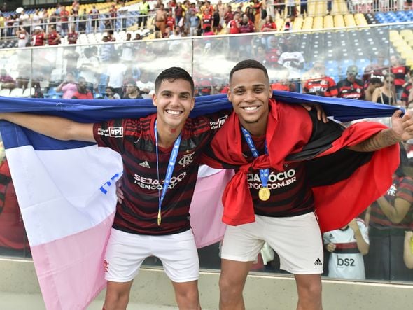 Data: 01/12/2019 - ES - Cariacica - Final do Campeonato Brasileiro Sub 20, entre Palmeiras e Flamengo. O time Rubro Negro sagrou-se campeão, vencendo por 3 x 0, no Kleber Andrade - Editoria: Esportes - Foto: Fernando Madeira - GZ por Fernando Madeira