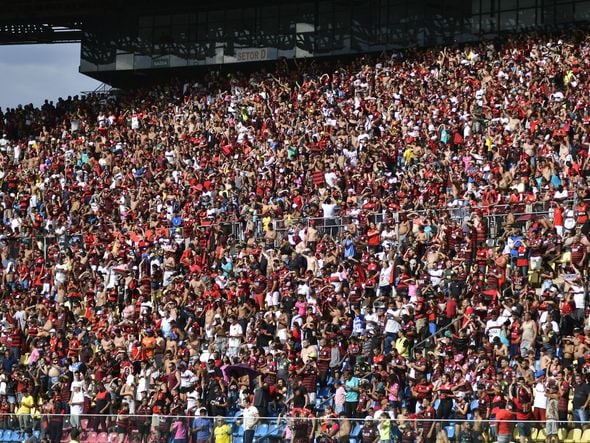 Data: 01/12/2019 - ES - Cariacica - Final do Campeonato Brasileiro Sub 20, entre Palmeiras e Flamengo. O time Rubro Negro sagrou-se campeão, vencendo por 3 x 0, no Kleber Andrade - Editoria: Esportes - Foto: Fernando Madeira - GZ por Fernando Madeira