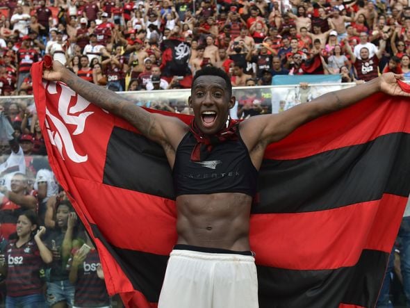 Data: 01/12/2019 - ES - Cariacica - Final do Campeonato Brasileiro Sub 20, entre Palmeiras e Flamengo. O time Rubro Negro sagrou-se campeão, vencendo por 3 x 0, no Kleber Andrade - Editoria: Esportes - Foto: Fernando Madeira - GZ por Fernando Madeira
