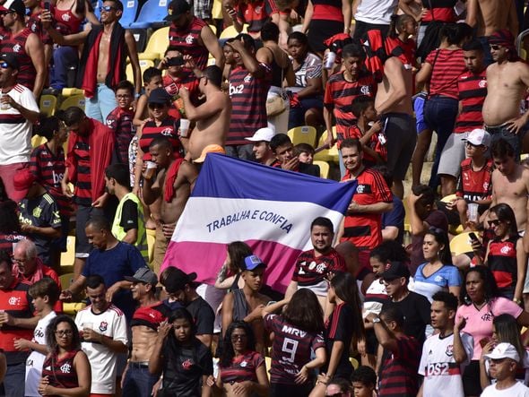 Data: 01/12/2019 - ES - Cariacica - Final do Campeonato Brasileiro Sub 20, entre Palmeiras e Flamengo. O time Rubro Negro sagrou-se campeão, vencendo por 3 x 0, no Kleber Andrade - Editoria: Esportes - Foto: Fernando Madeira - GZ por Fernando Madeira
