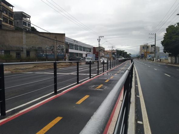 Nova ciclovia da Leitão da Silva  por Esthefany Mesquita 