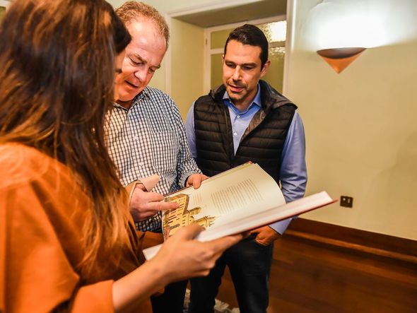 03/12/2019 - Marcus Buaiz e Wanessa Camargo visitam o Palácio Anchieta para dar os parabéns a Renato Casagrande por Hélio Filho/Secom