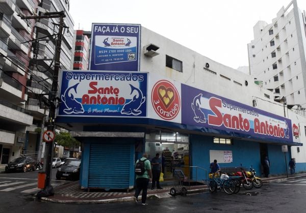 Supermercado Santo Antônio em Guarapari, no estado do Espirito Santo, teve bens leiloados (Foto Reprodução/Internet)