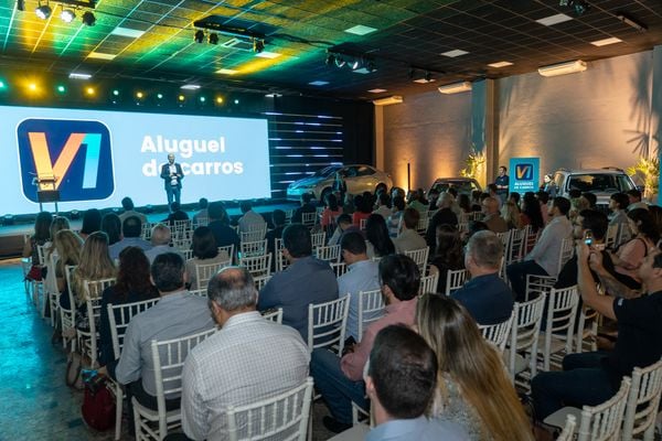 Lançamento do aluguel de carros por aplicativo. Crédito: V1/Divulgação