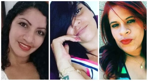 Cristina Rosário, Huanna Fardim e Genaína dos Santos: vítimas de feminicídio em dezembro de 2019. Crédito: Reprodução/ Facebook