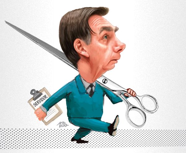 Proposta do governo federal para corte de salário de servidores inclui Estados e municípios. Crédito: Amarildo