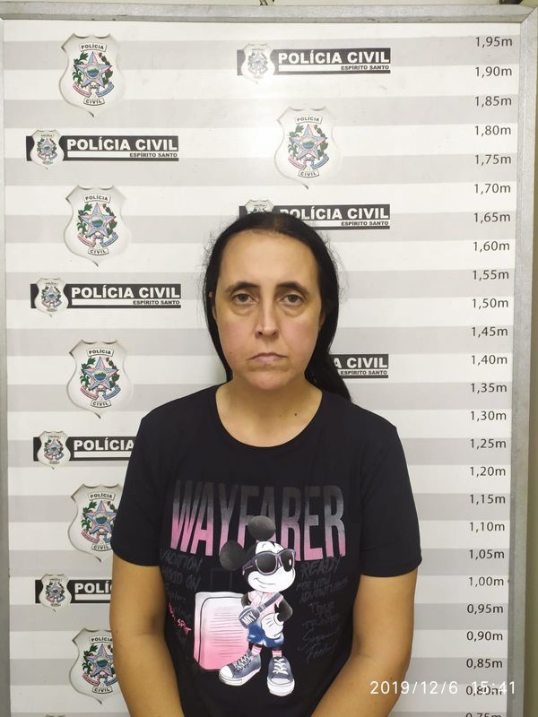 Empresária presa por mandado de prisão preventiva por estelionato . Crédito: Divulgação Polícia Civil