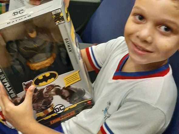 Crianças são presenteadas pelo Papai Noel na Polícia Federal por Divulgação | Polícia Federal