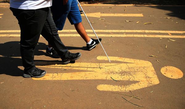 Caminhada Nacional da Luta dos Direitos das Pessoas com Deficiência, em Brasí­lia