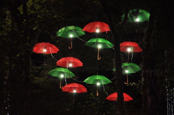 Decoração de Natal de Guaçuí faz sucesso no Caparaó. Crédito: Leo Ola