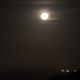 A lua cheia apareceu no céu de Vitória na última sexta-feira (13) do ano