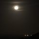 A lua cheia apareceu no céu de Vitória na última sexta-feira (13) do ano