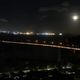 A lua cheia apareceu no céu de Vitória na última sexta-feira (13) do ano